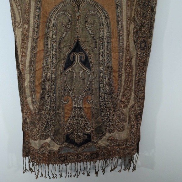 Collection Eighteen Abstract Prints Fringe Scarf NWT - Picture 4 of 6